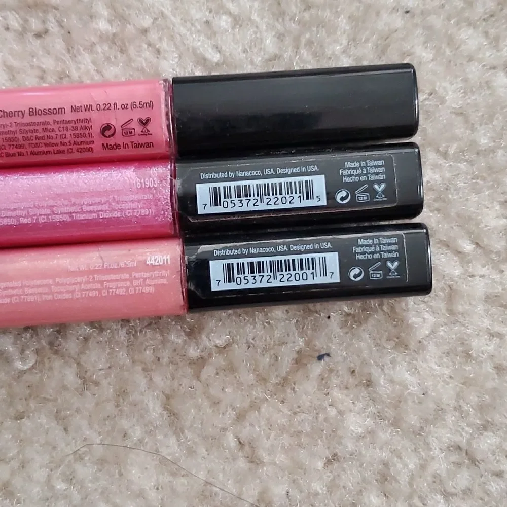 NANACOCO Love 3pc Laugh Out Loud Lip Gloss Collection